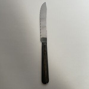 WM A ROGERS BERKELEY SILVERPLATE SERRATED WEDDING CAKE KNIFE MONOGRAM ENGRAVE N